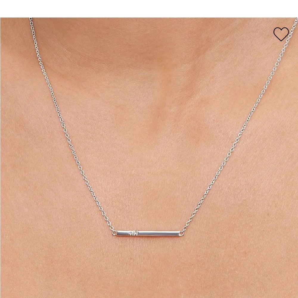 Diamond Bar Necklace Brilliant Earth - Picture 2 of 4